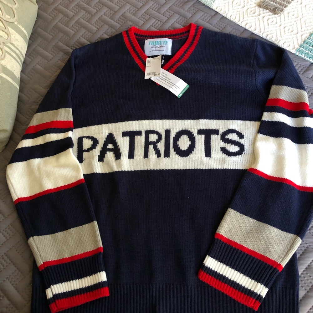 New England Patriots Tribute Sweaters